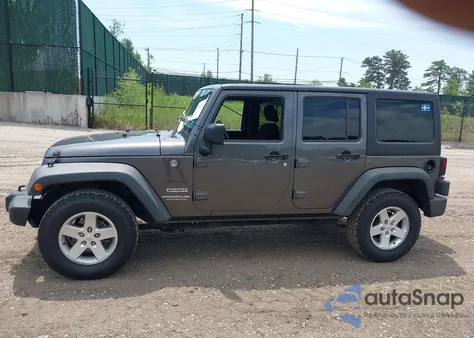 2016 Jeep Wrangler Unlimited Sport from USA, damaged, VIN 1C4HJWDG1GL257137